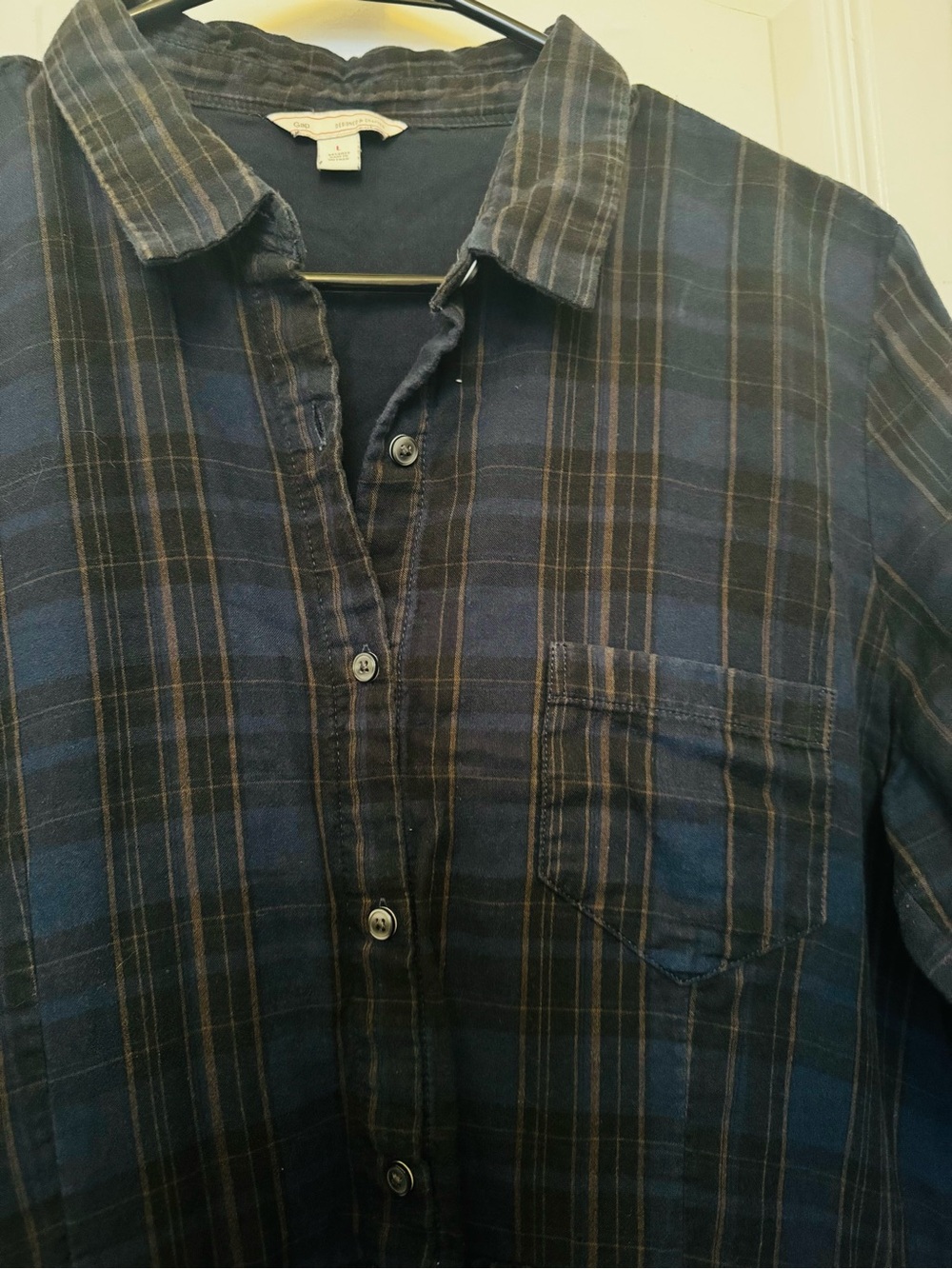 Gap Plaid Shirt Dress - Picture 3 of 3